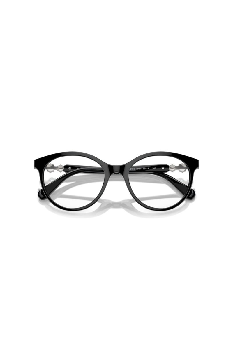 SWAROVSKI Black Round Eyeglasses for Women - Image 5
